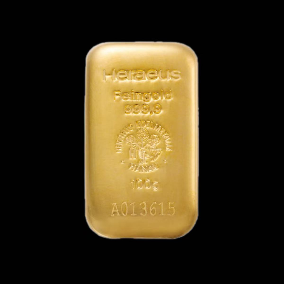 何利氏100克金條